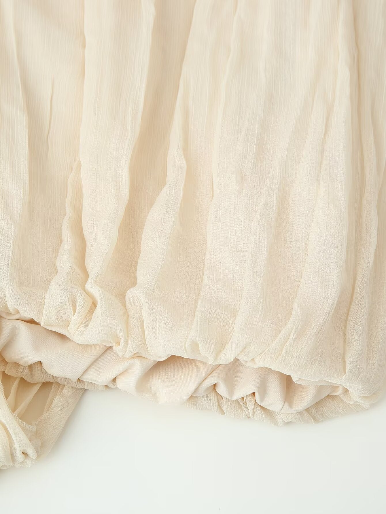 Spring Summer Pleated Asymmetric Blouse