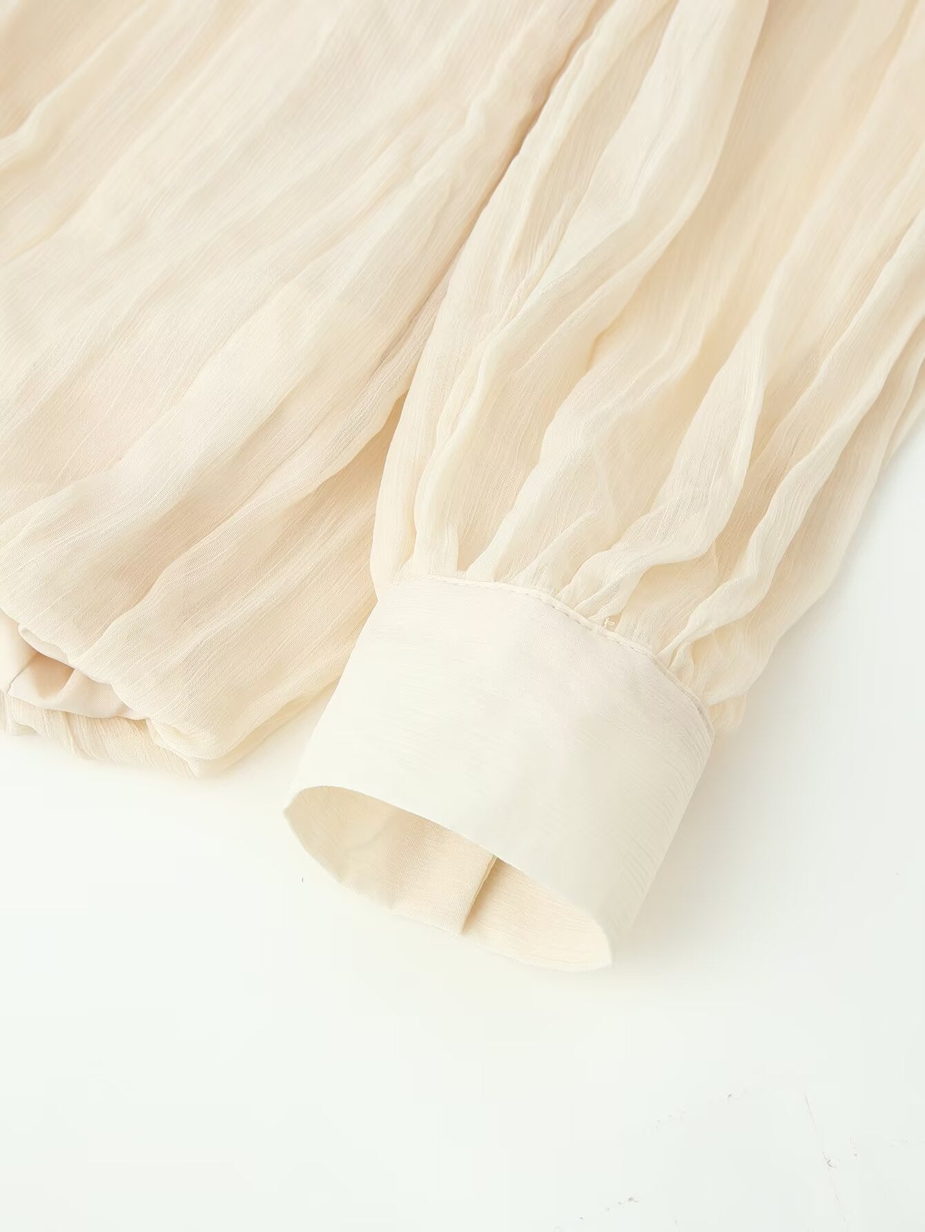 Spring Summer Pleated Asymmetric Blouse