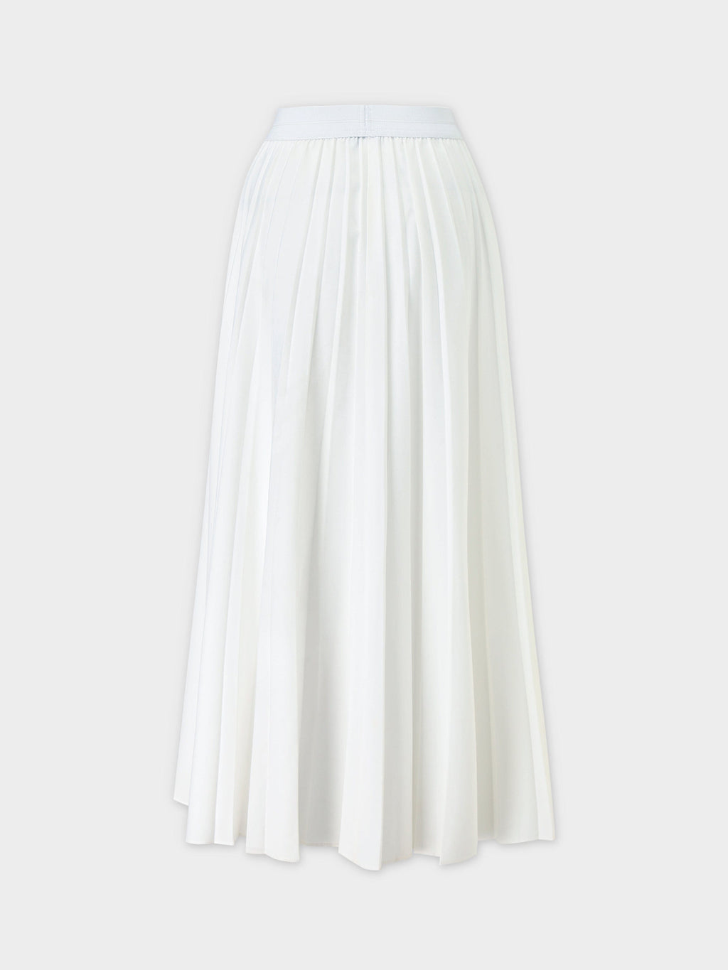 White Pleated Skirt 37"