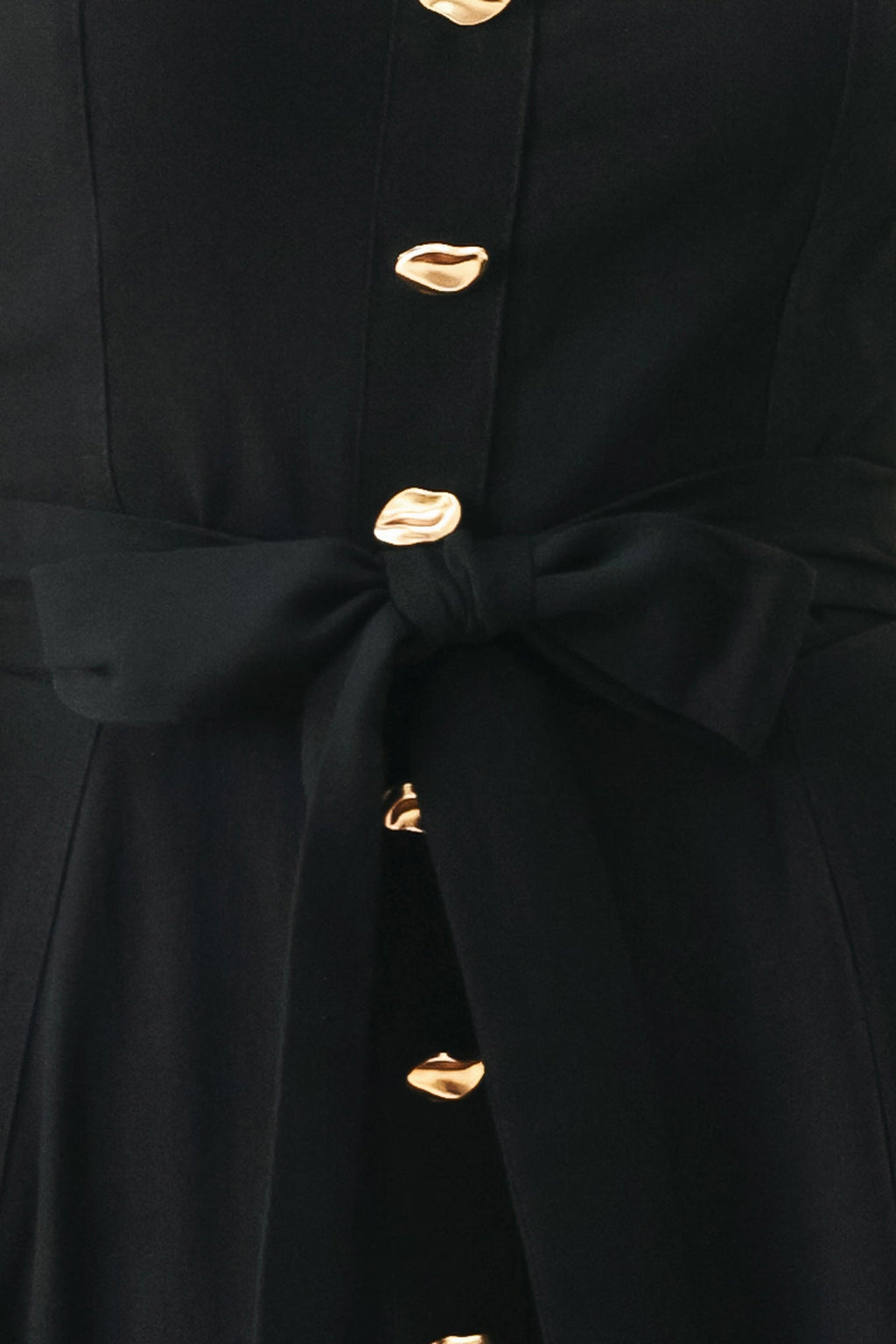 Lovely Noir Woven Midi Dress - Flying Tomato
