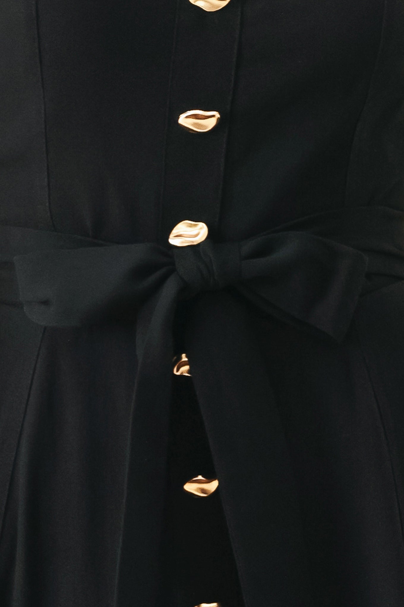 Lovely Noir Woven Midi Dress - Flying Tomato