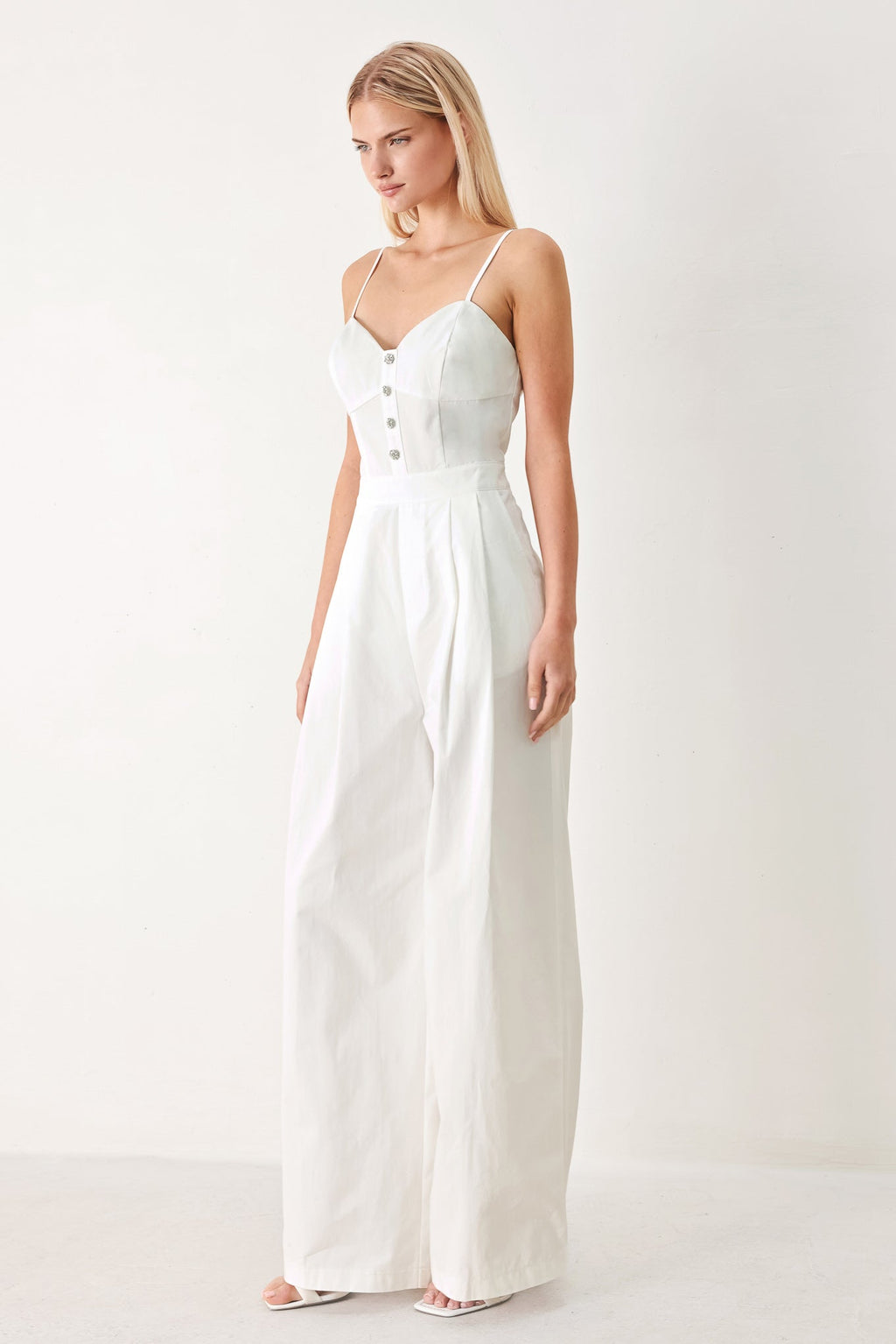 True Love Look Woven Jumpsuit - Flying Tomato