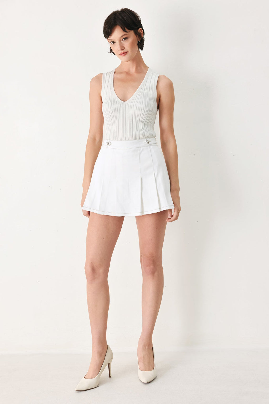 Champagne Club Woven Skort - Flying Tomato
