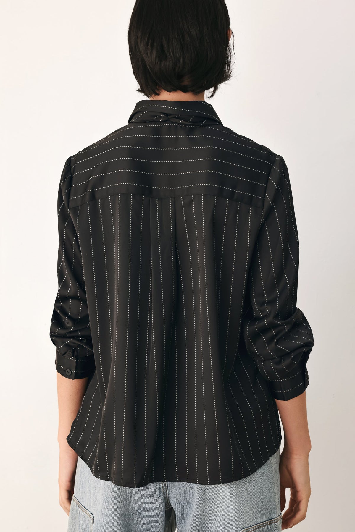 Tie Front Striped Top - Flying Tomato