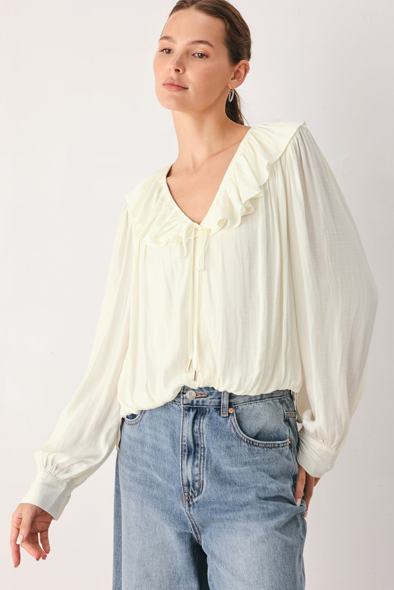 Cloudrift Woven Top - Flying Tomato