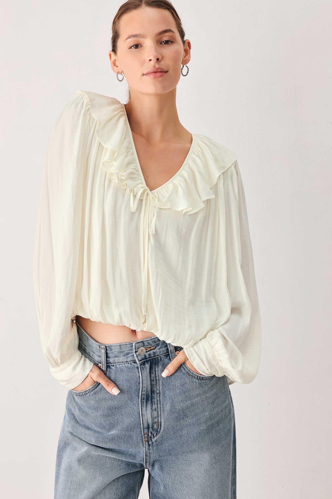 Cloudrift Woven Top - Flying Tomato