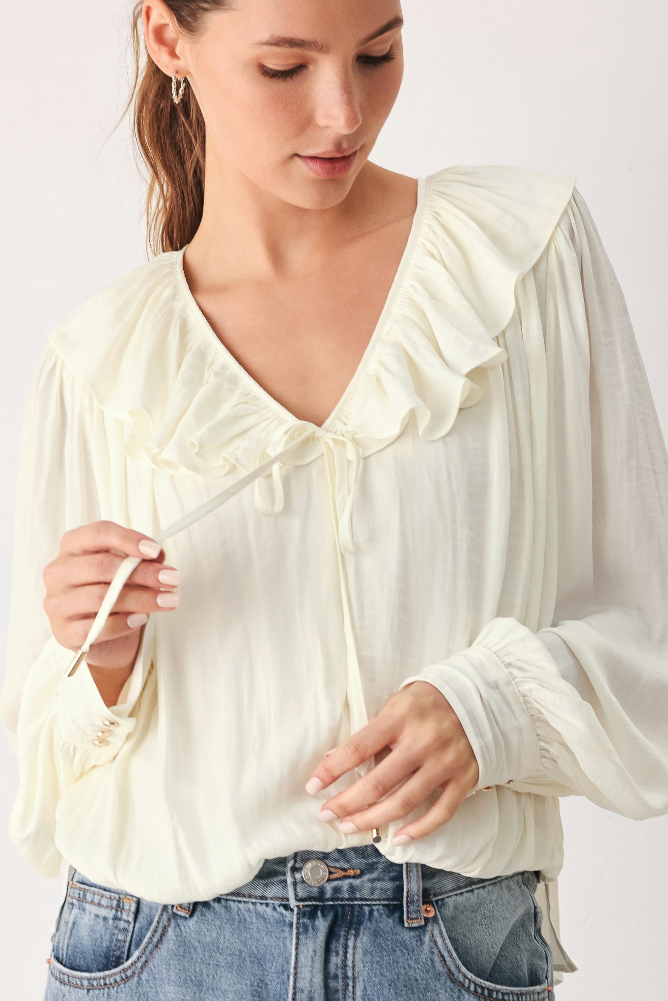 Cloudrift Woven Top - Flying Tomato