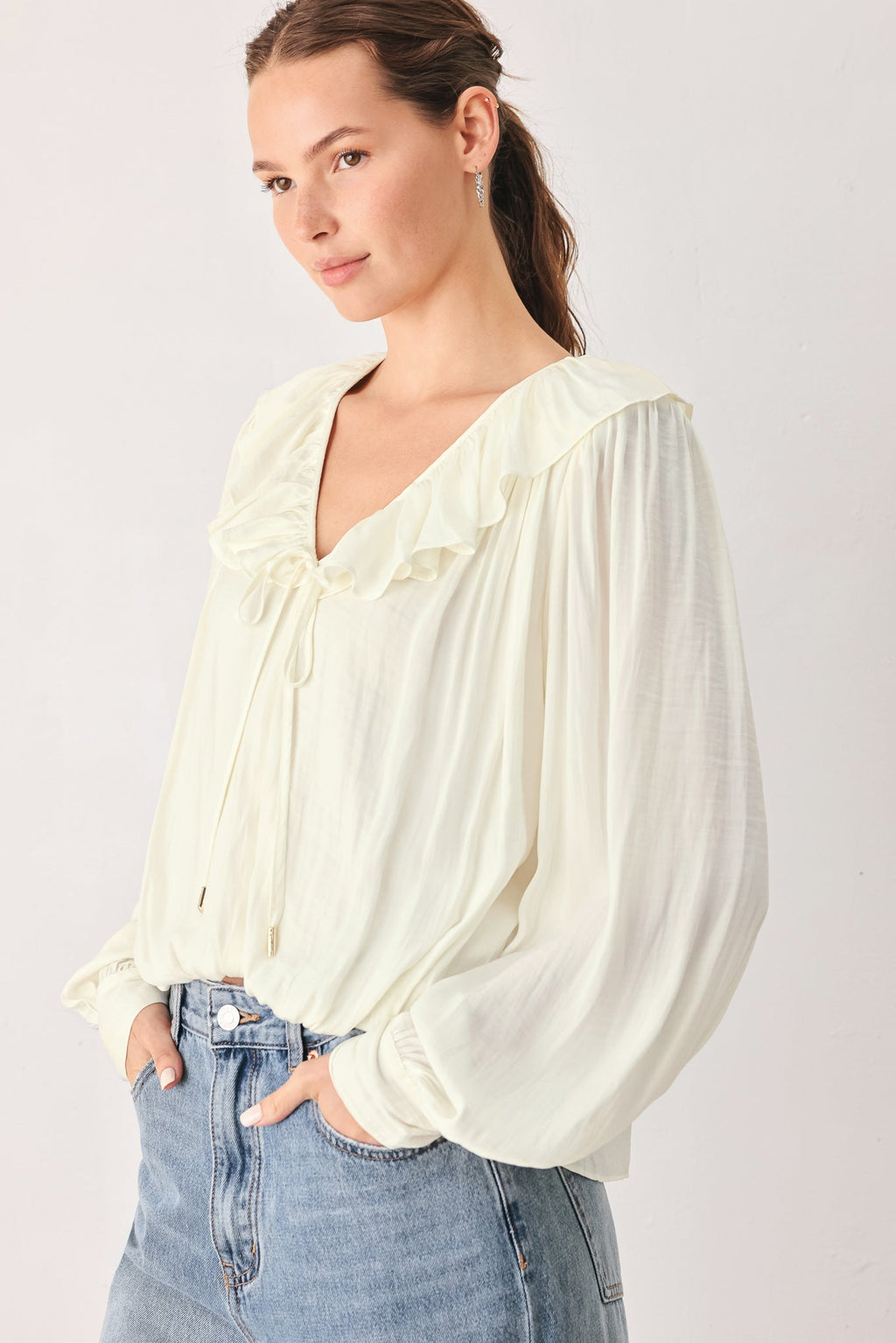 Cloudrift Woven Top - Flying Tomato