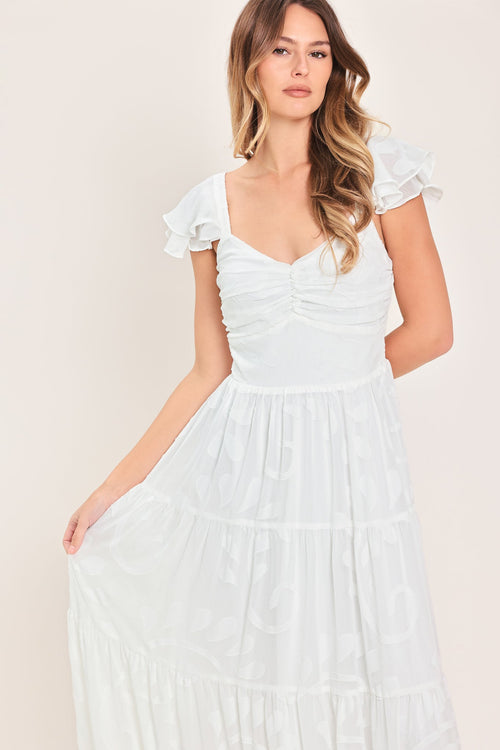 Angelic Garden Woven Maxi Dress - Flying Tomato