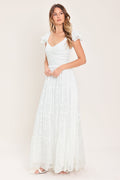 Angelic Garden Woven Maxi Dress - Flying Tomato