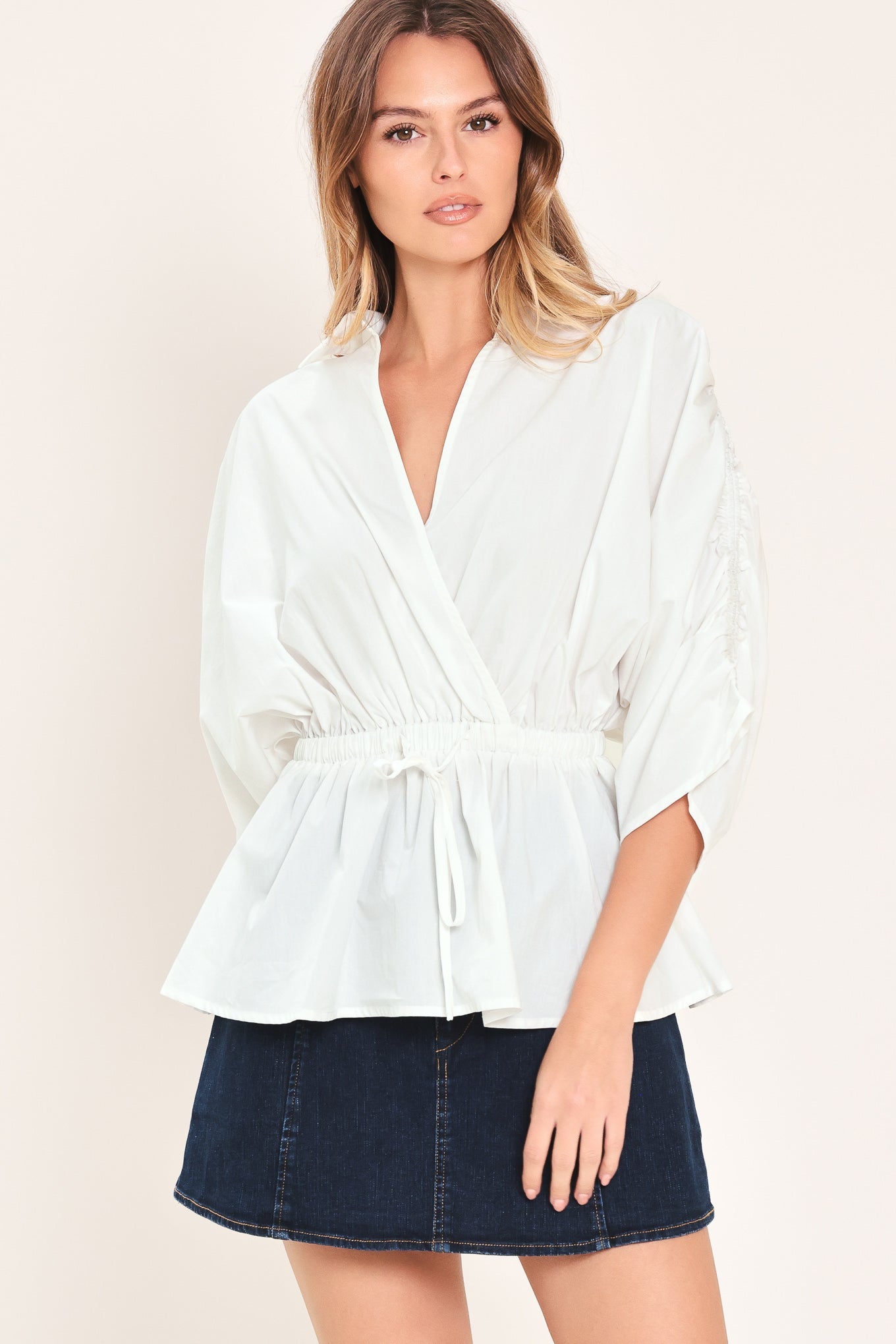 Seaside Breeze Woven Top - Flying Tomato