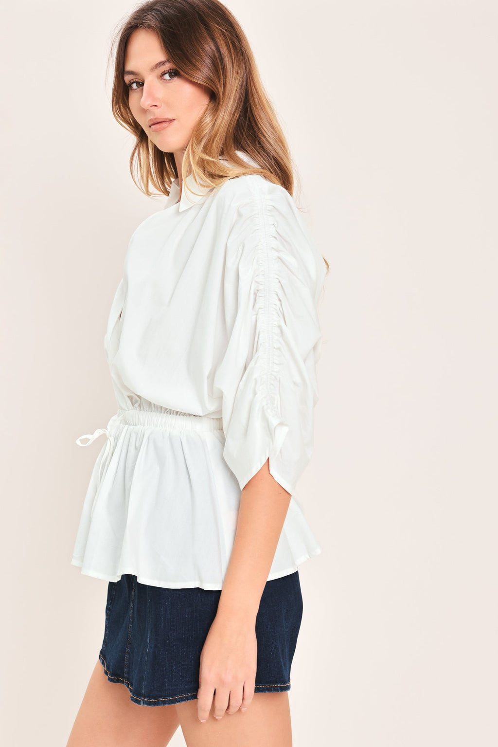 Seaside Breeze Woven Top - Flying Tomato