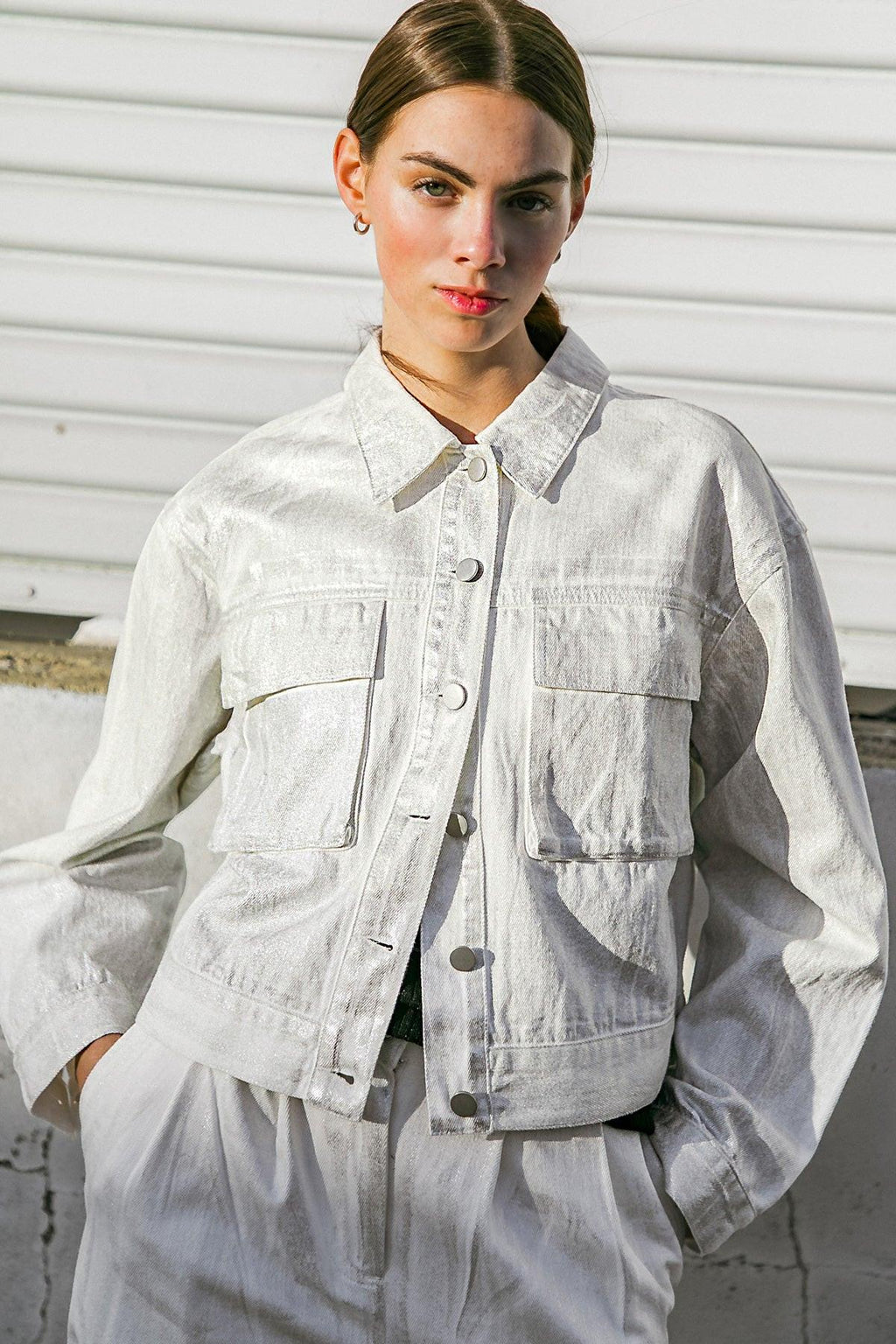 Staple Moment Denim Twill Jacket - Flying Tomato
