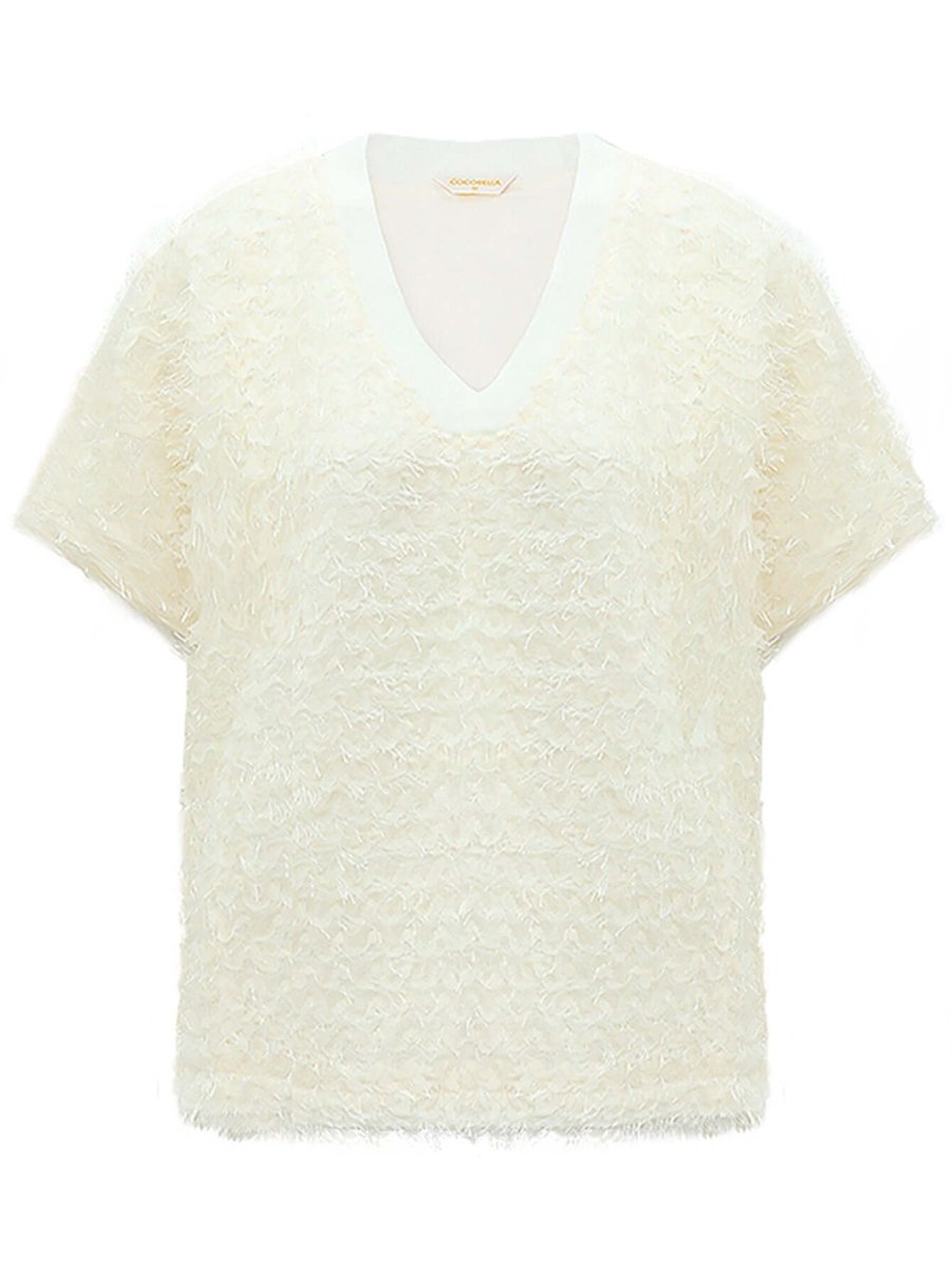 Ivory Blossom Blouse