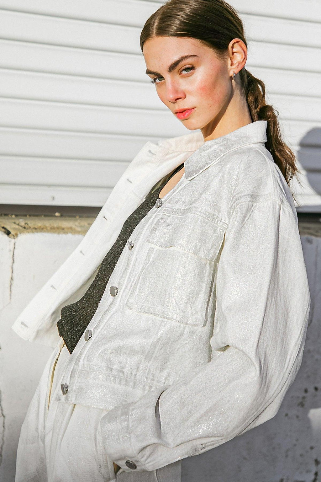 Staple Moment Denim Twill Jacket - Flying Tomato