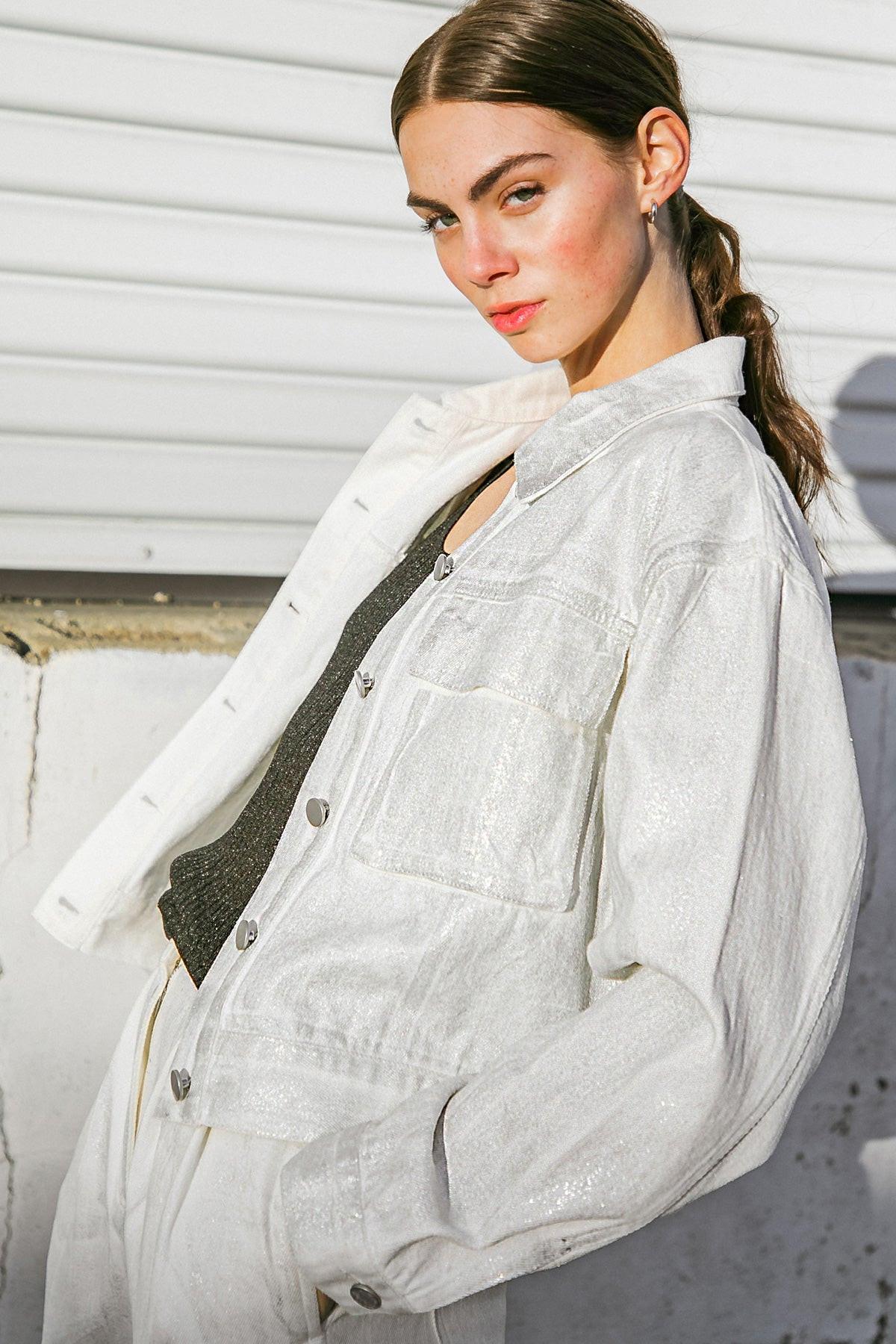 Staple Moment Denim Twill Jacket - Flying Tomato